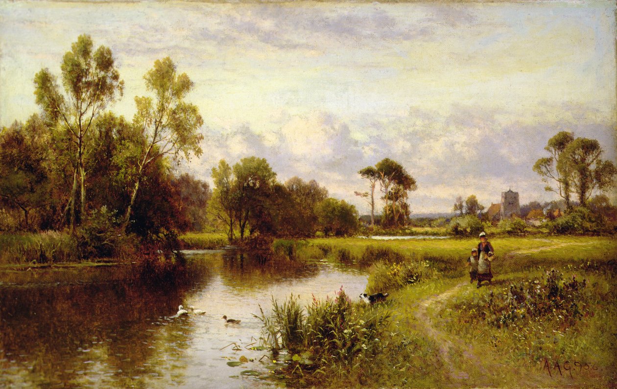 I nærheden af Thursby, Yorkshire af Alfred Jr. Glendening