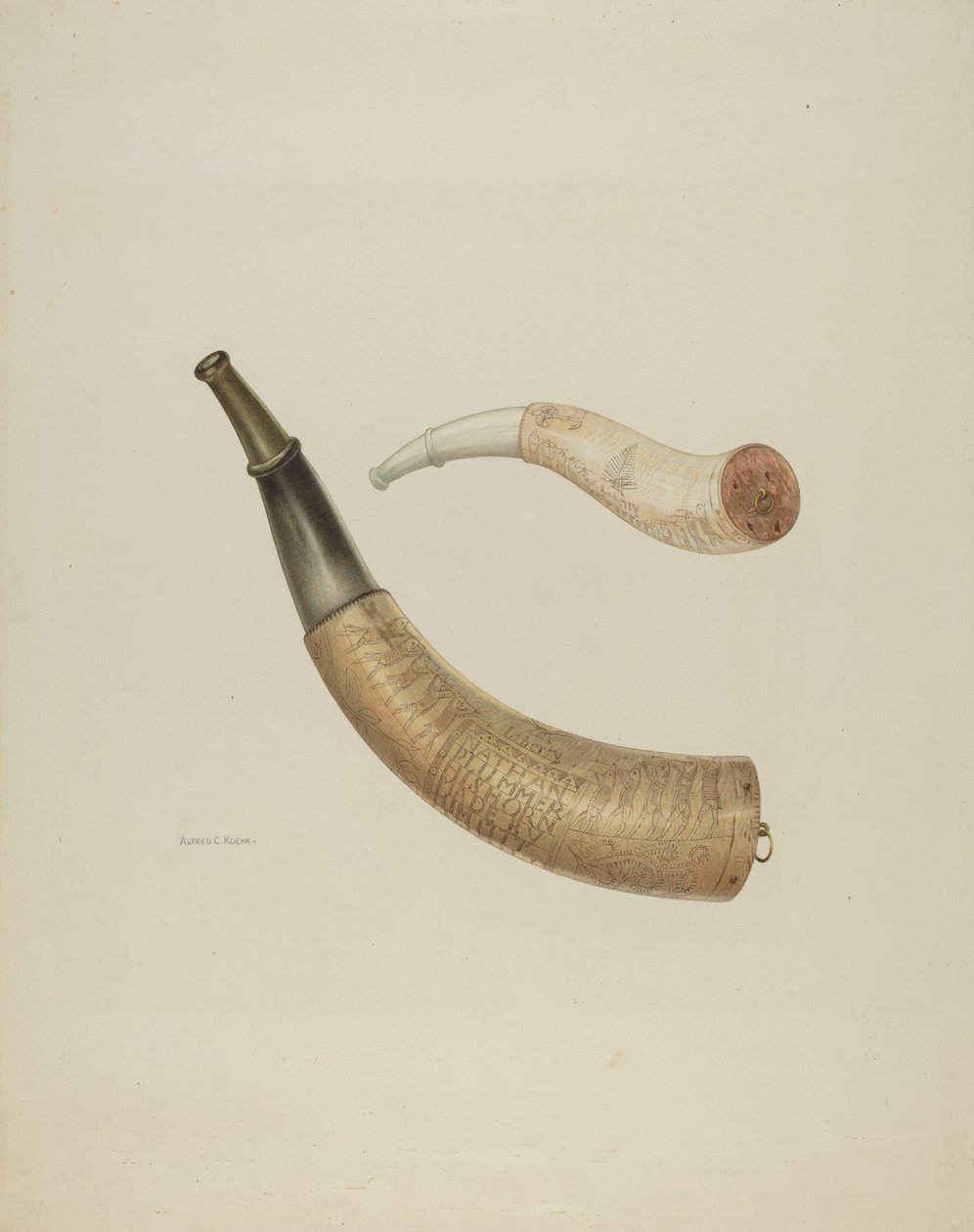Pulverhorn af Alfred Koehn