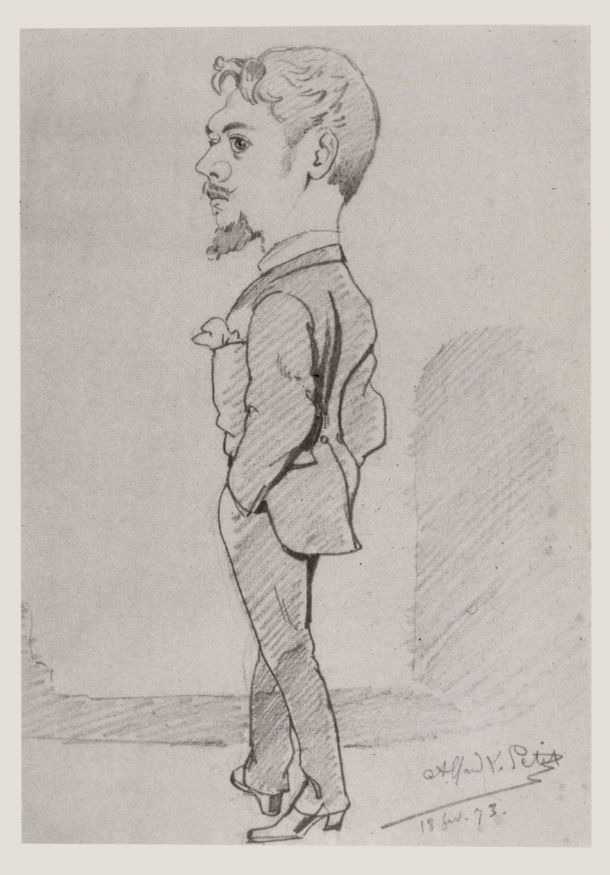Portræt af Mars, 1873 af Alfred Le Petit