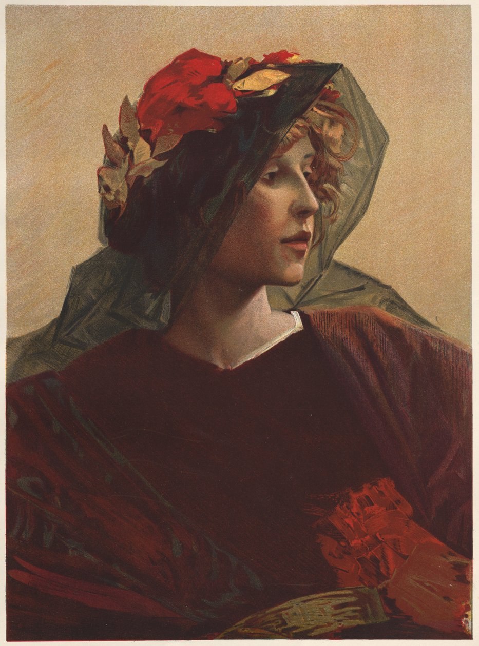 Impéria (farvelitografi) af Alfred Pierre Agache