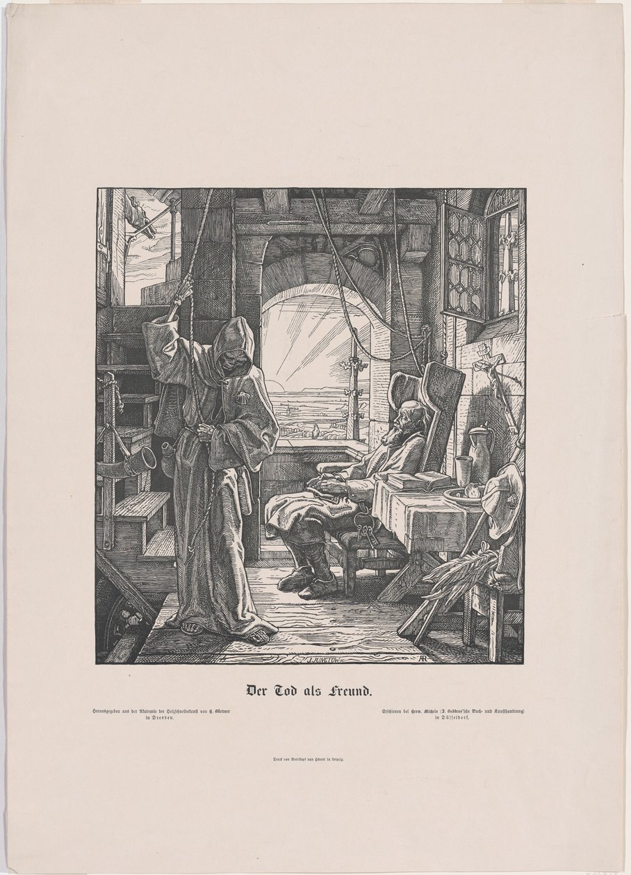Death the Strangler af Alfred Rethel