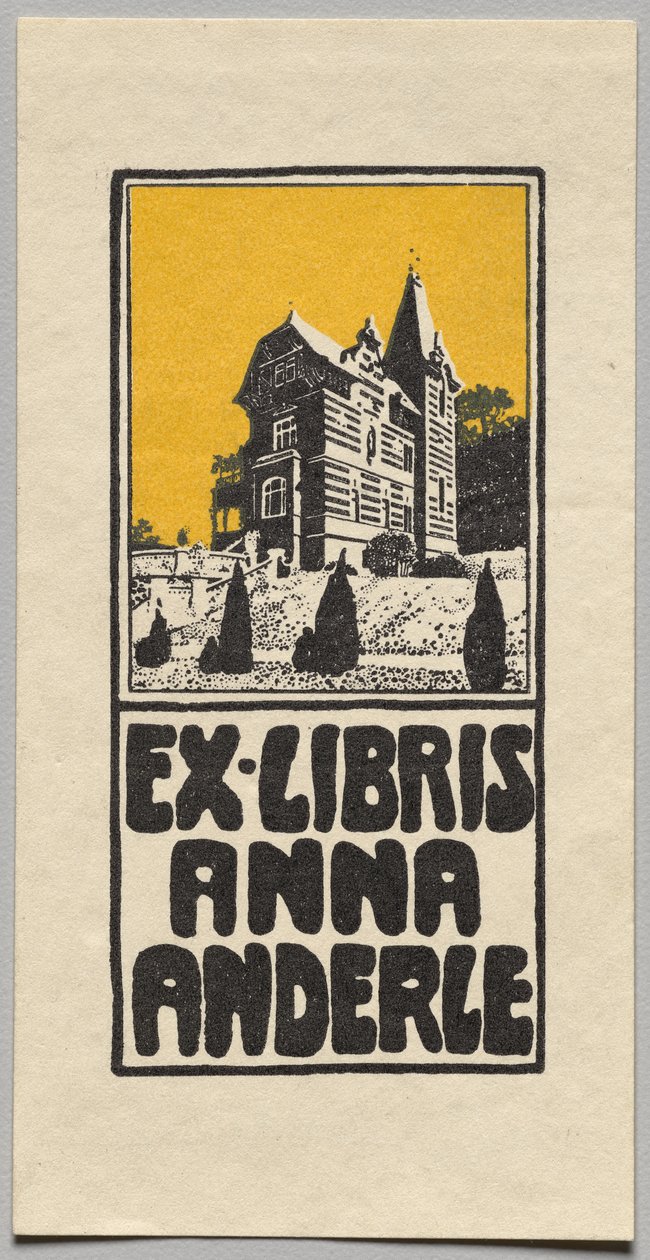 Bogplade: Anna Anderle af Alfred Roller