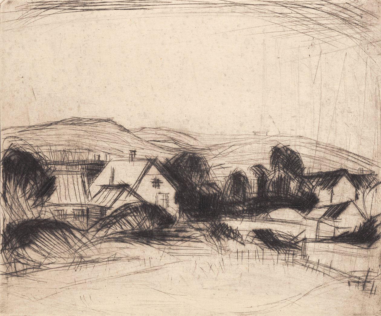 En landsby af Alfred Simonsen