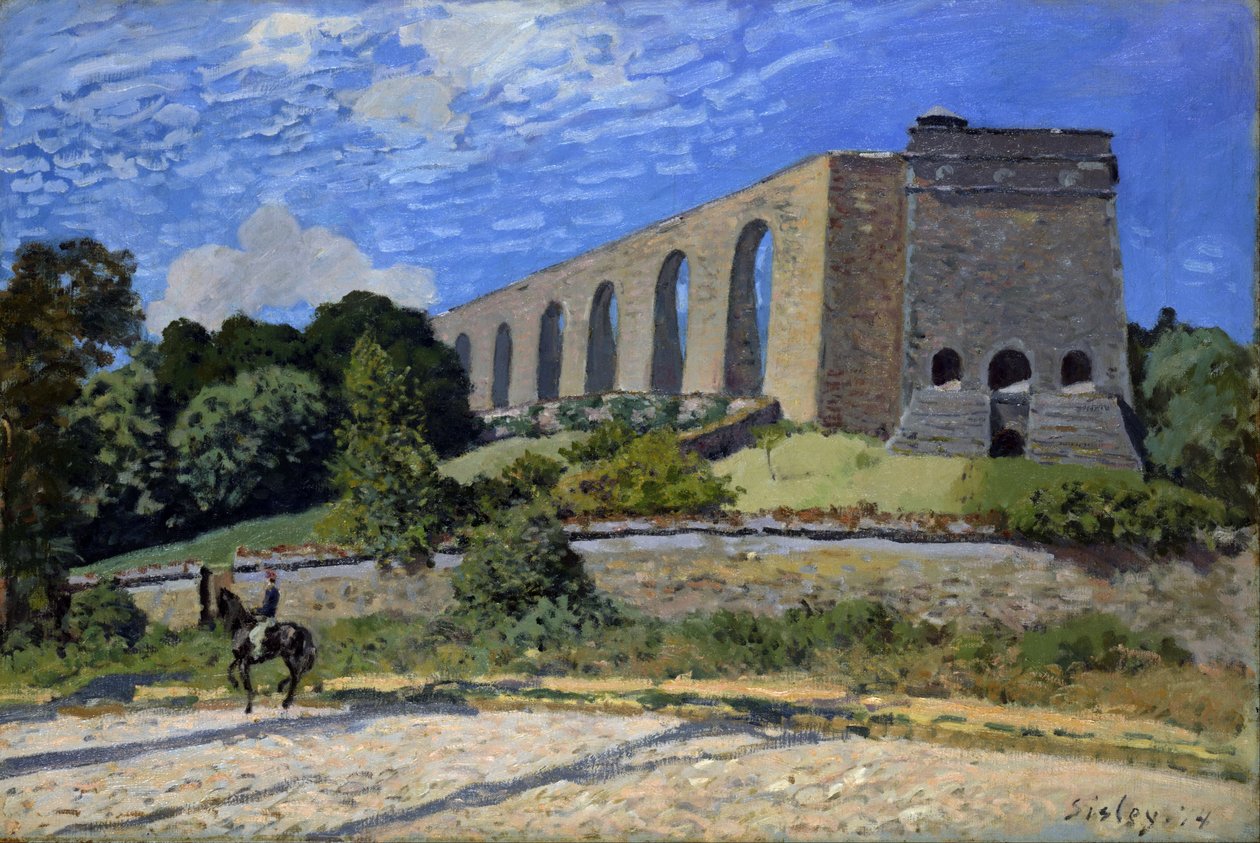 Akvædukt ved Marly af Alfred Sisley