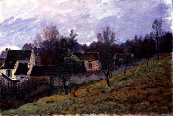 Efterår i Louveciennes af Alfred Sisley