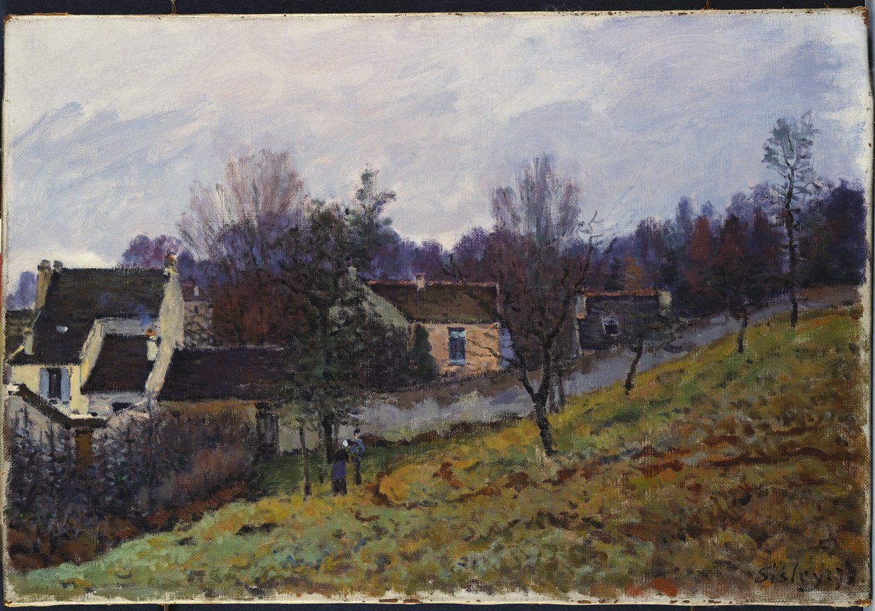 Efterår i Louveciennes, 1873 af Alfred Sisley