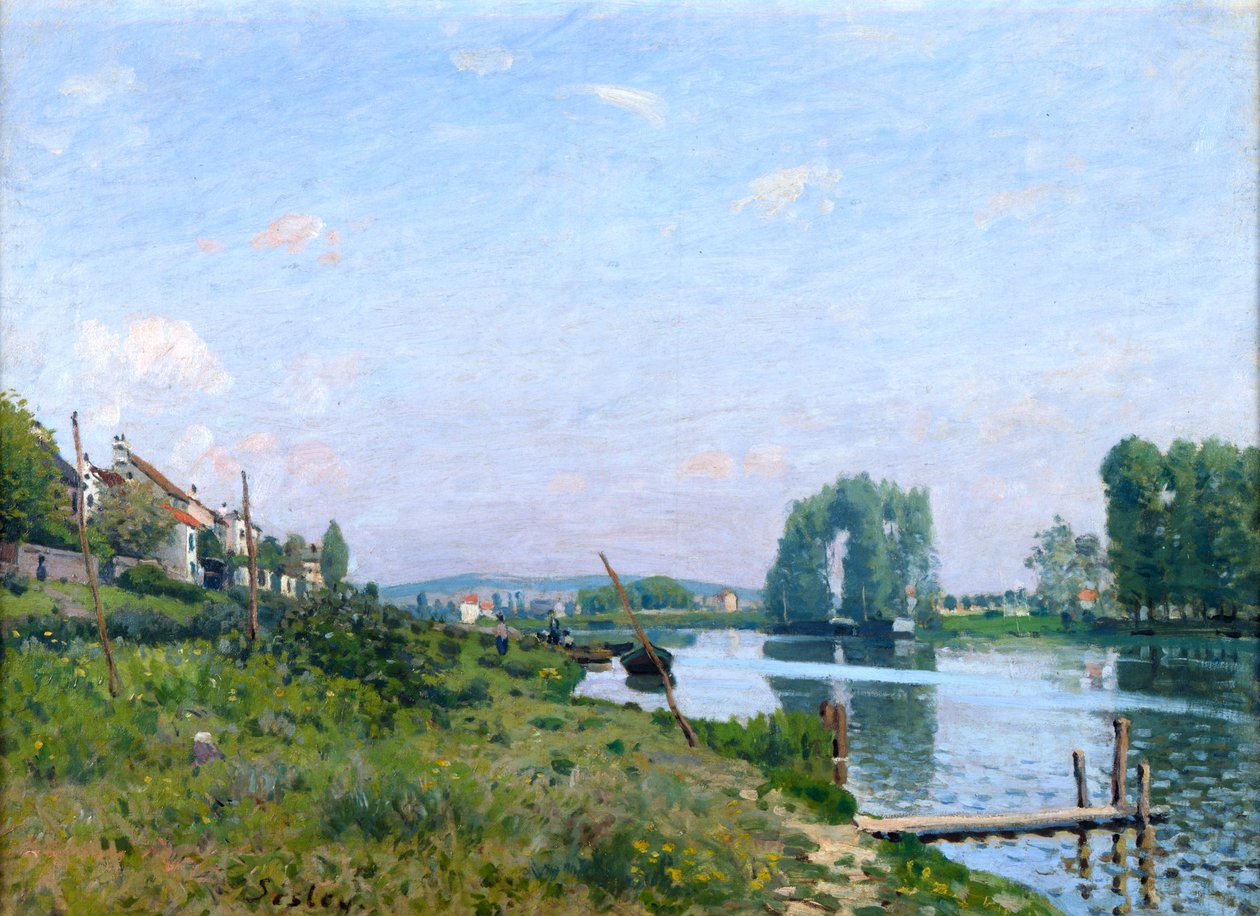 Saint-Denis Island, 1872 af Alfred Sisley