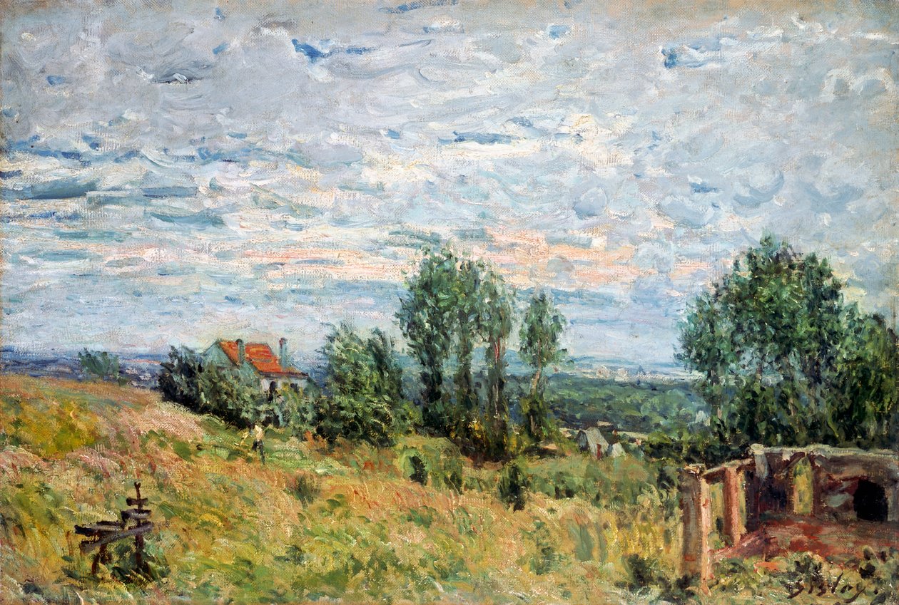 Briketriet (Brickfield) af Alfred Sisley