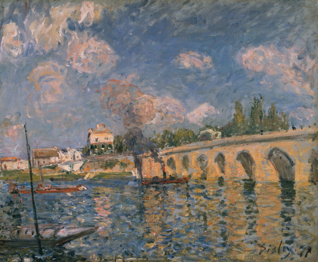 Sevres-broen af Alfred Sisley
