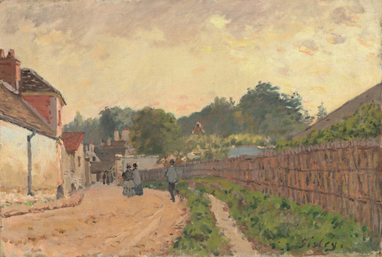 Marly-le-Roi af Alfred Sisley