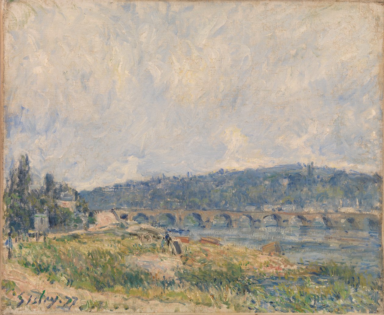 Sevres Bridge (Sèvres Bridge) af Alfred Sisley