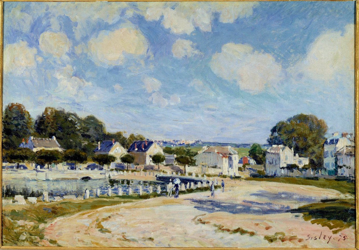 Vandingsstedet ved Marly-le-Roi af Alfred Sisley