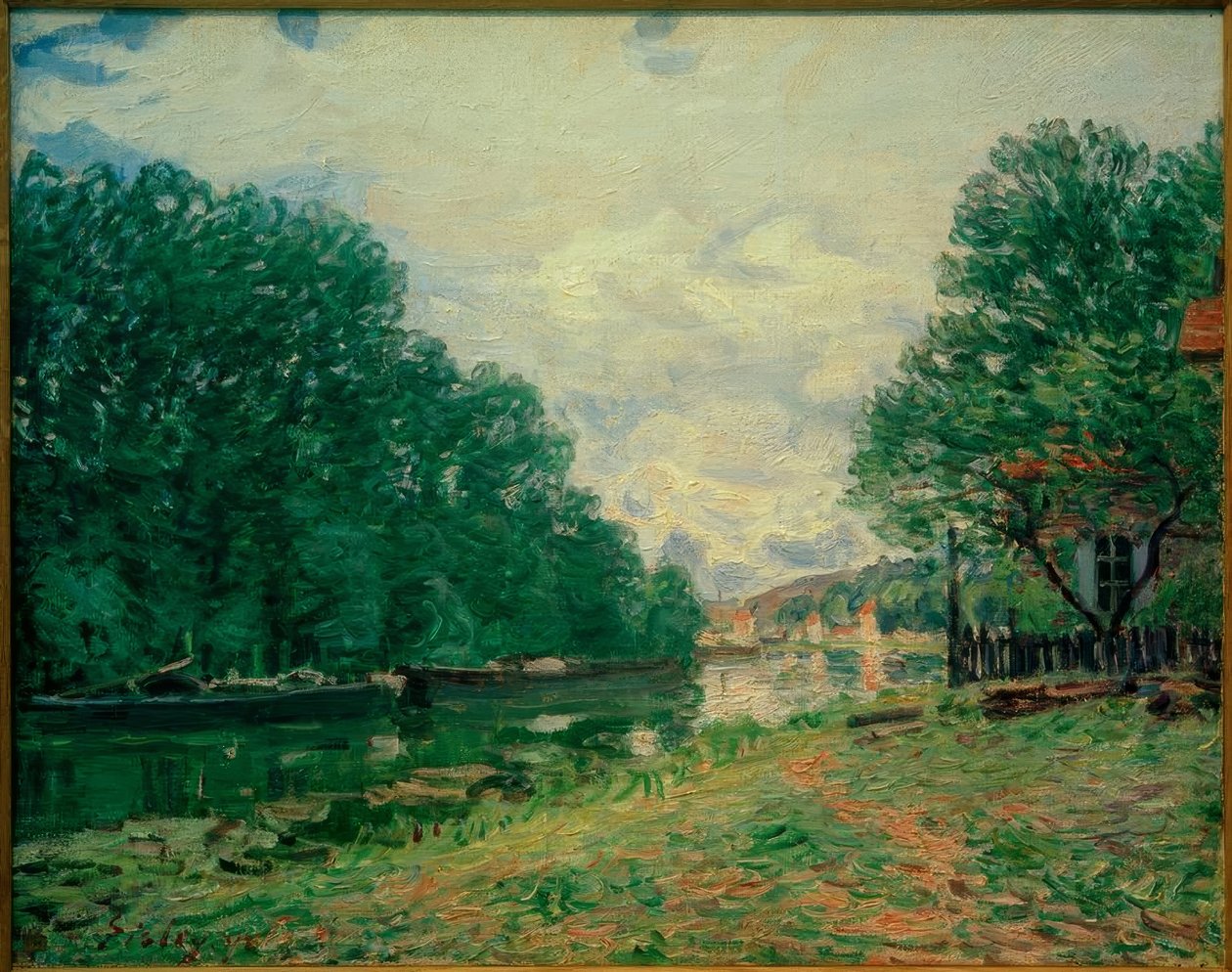 Loing tur af Alfred Sisley