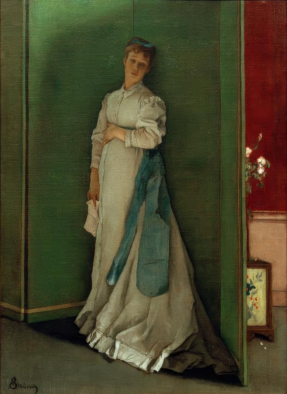A.Stevens, forfærdet af Alfred Emile Stevens