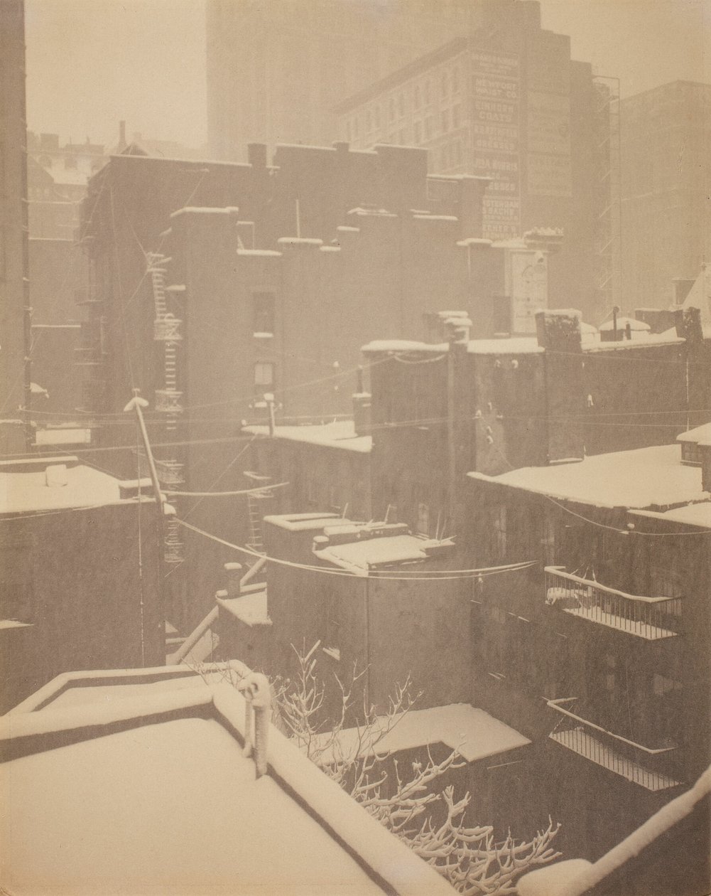 Fra bagvinduet "291" af Alfred Stieglitz