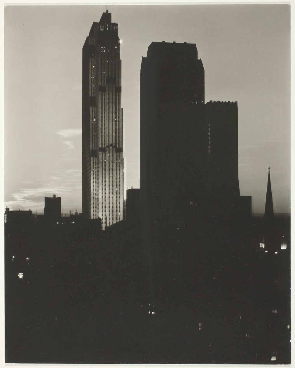 New York fra Shelton, 1935. af Alfred Stieglitz