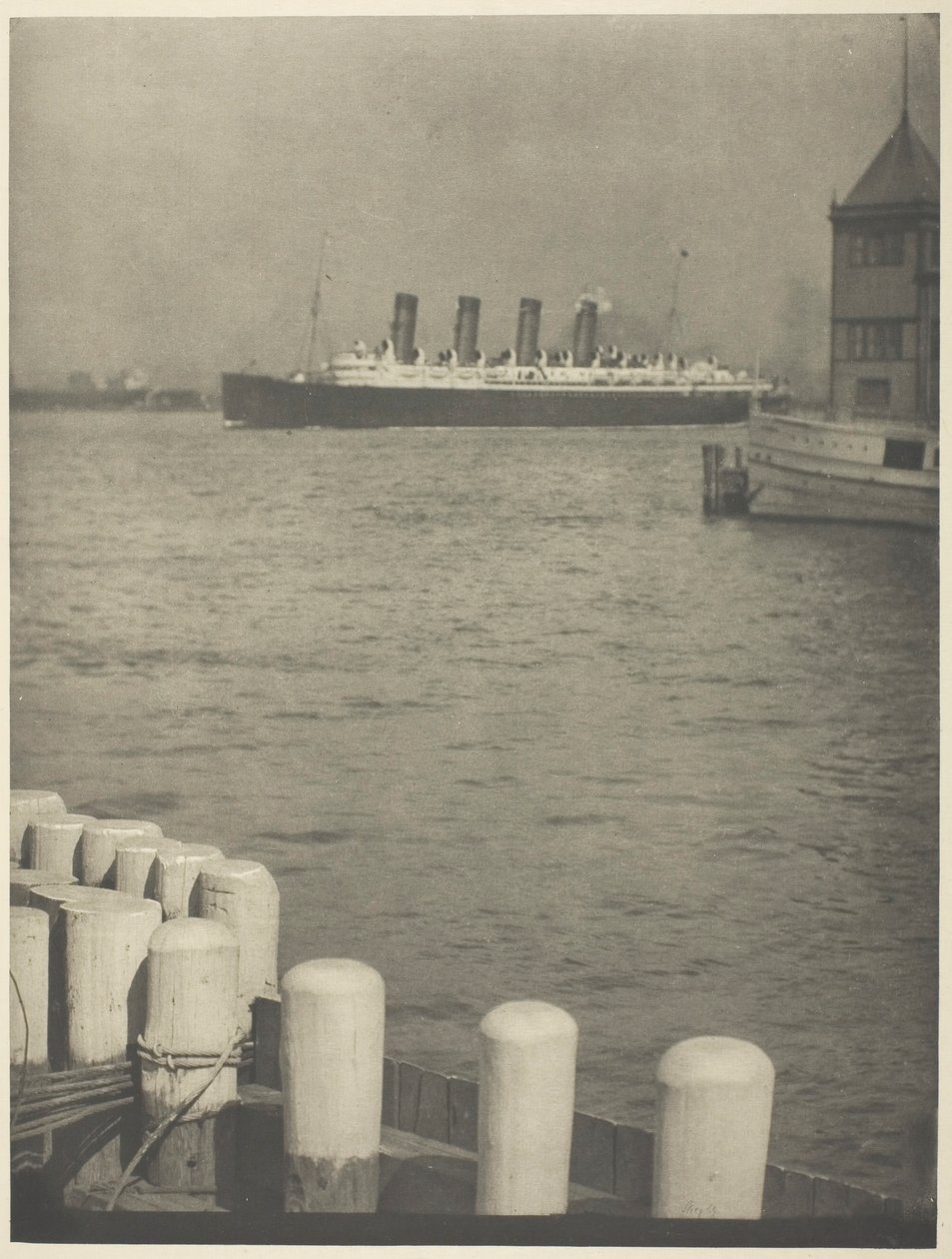 Outward Bound, Mauretanien, 1910. af Alfred Stieglitz