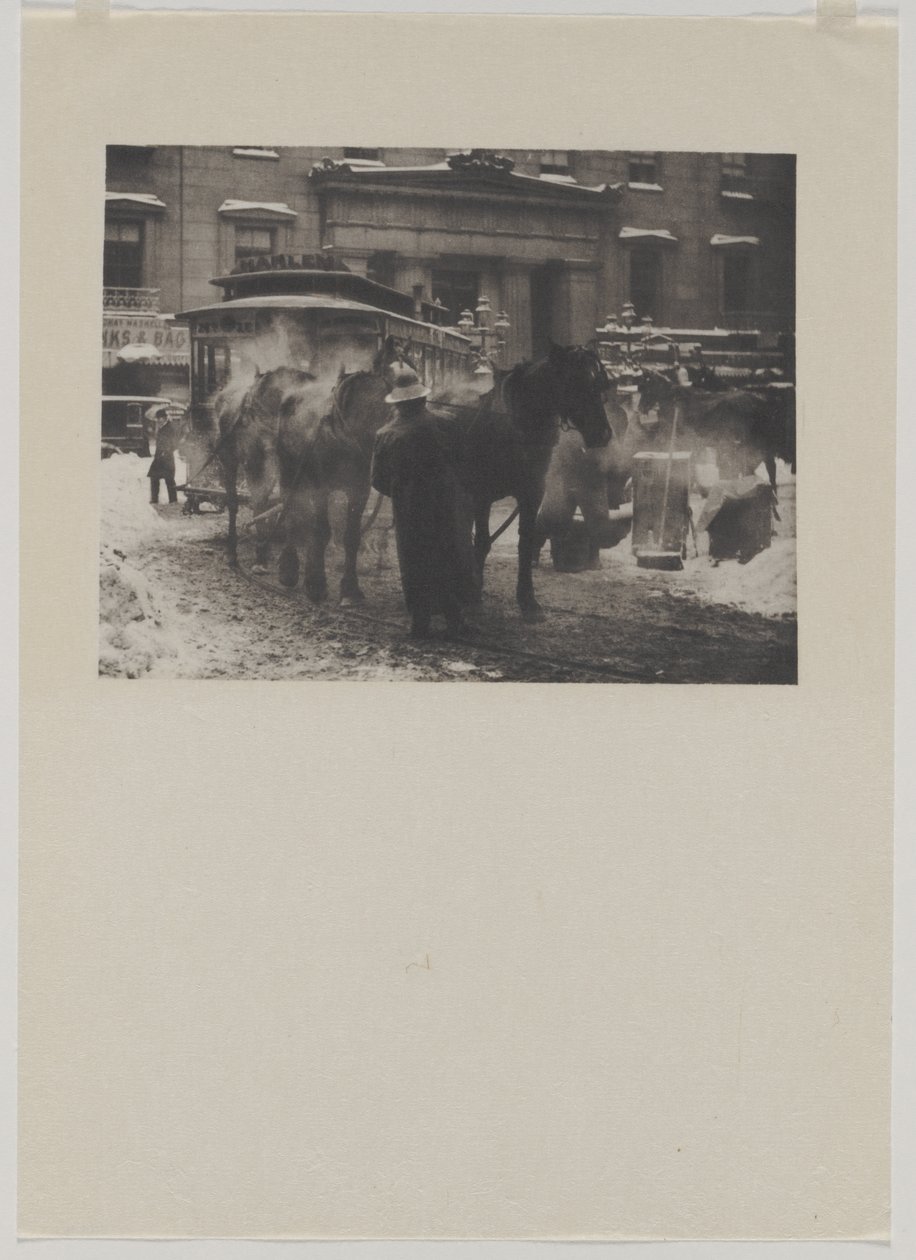 Terminalen, 1893 trykt 1911. af Alfred Stieglitz
