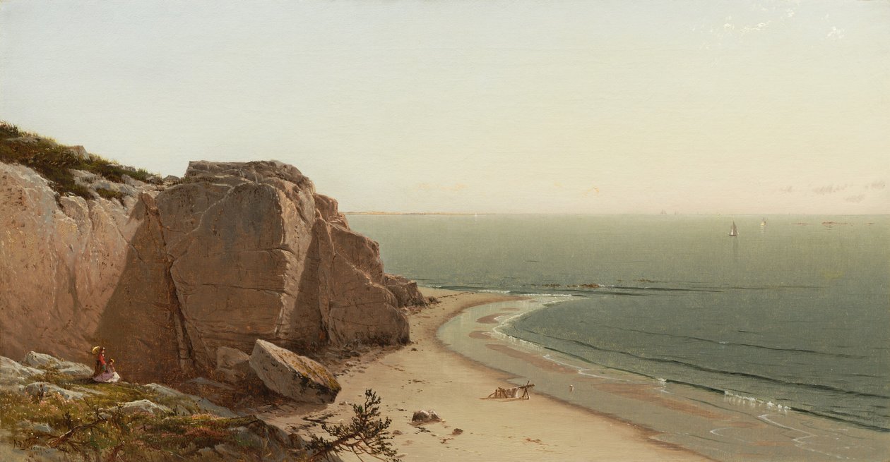 En stille dag nær Manchester af Alfred Thompson Bricher