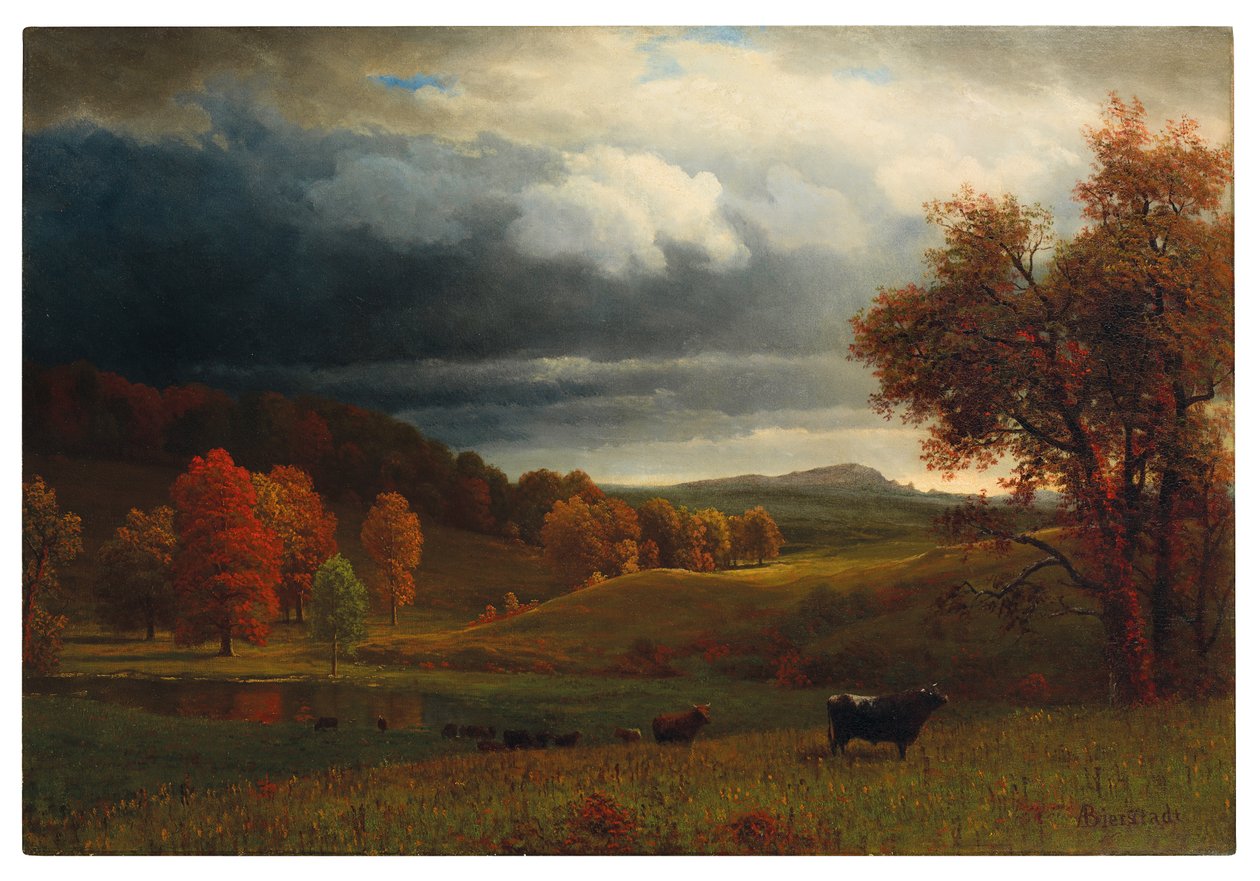 Efterårslandskab: Catskills af Alfred Thompson Bricher