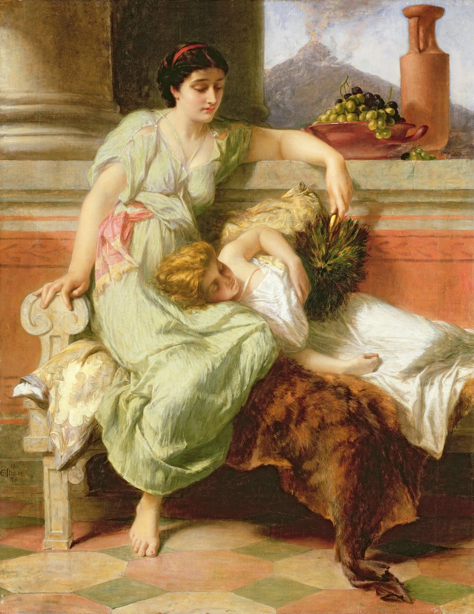 Pompeji, 79 e.Kr af Alfred W. Elmore