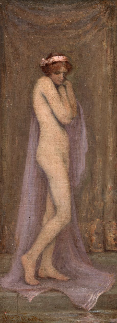Nøgenbilleder (olie på lærred) af Alfred Ward