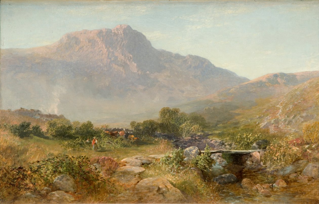 Capel Curig, 1855 af Alfred William Hunt