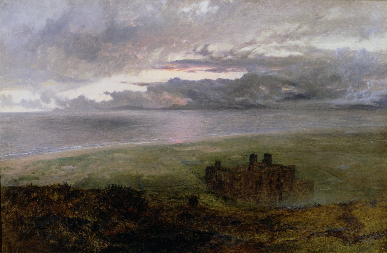 Harlech Slot af Alfred William Hunt