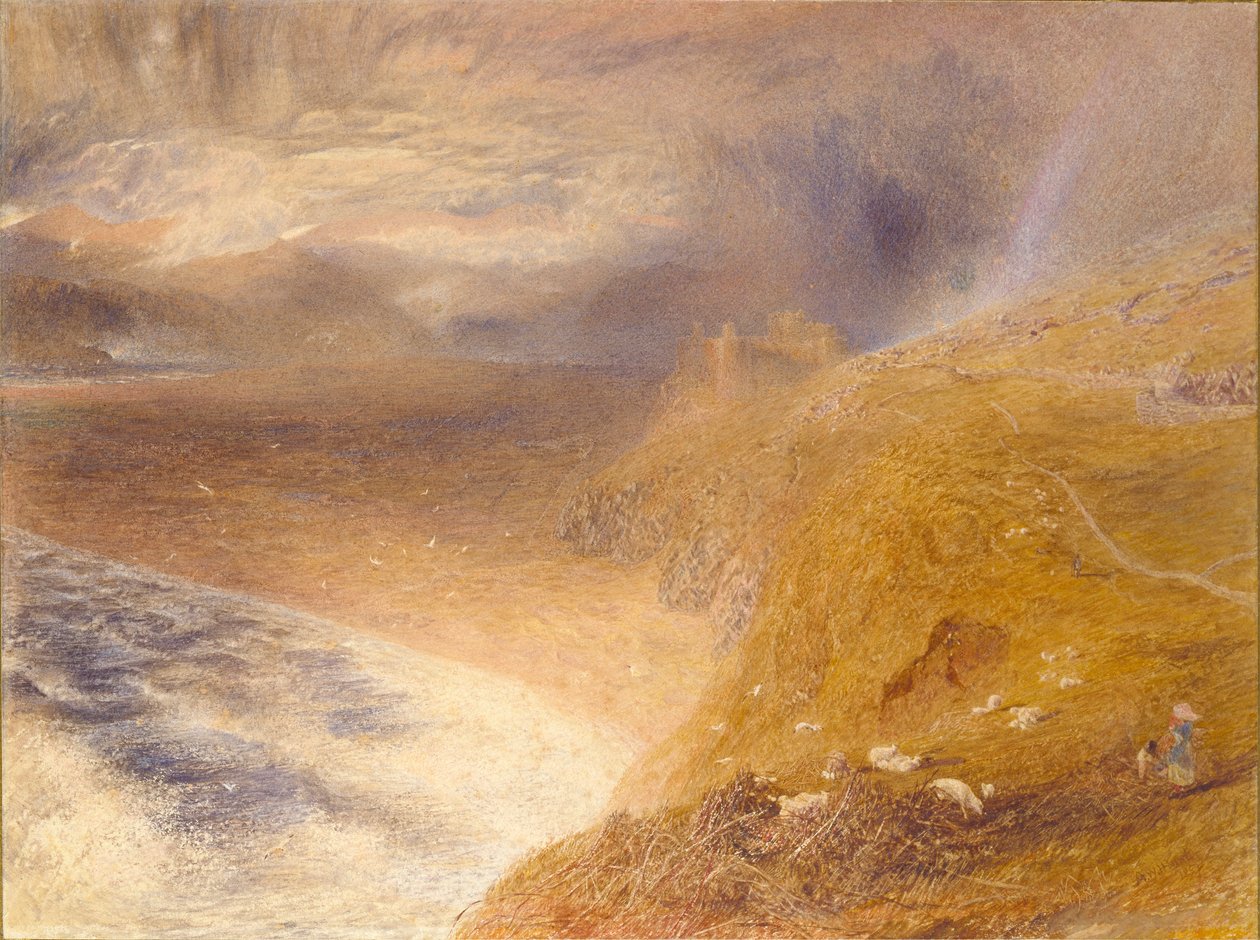 Harlech Castle, 1857 af Alfred William Hunt