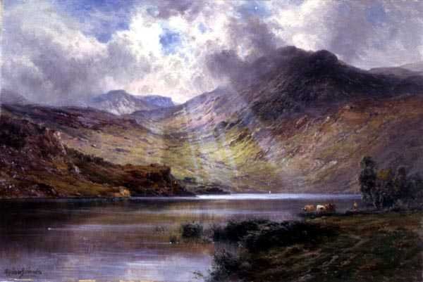 Ben Lomond (olie på lærred) af Alfred de Breanski