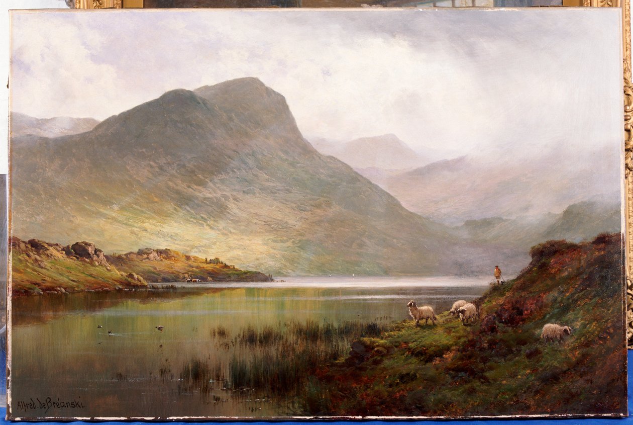 Loch Ness af Alfred de Breanski