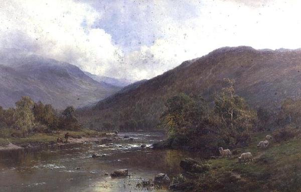 Dee i nærheden af Balmoral af Alfred de Breanski