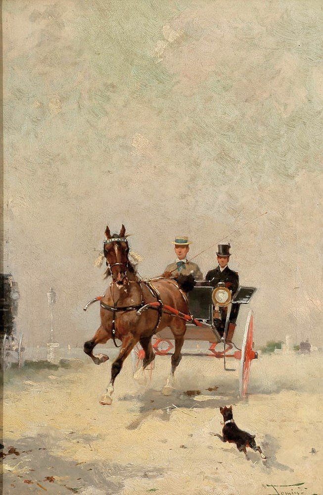 Vogn ridning af Alfredo Tominz