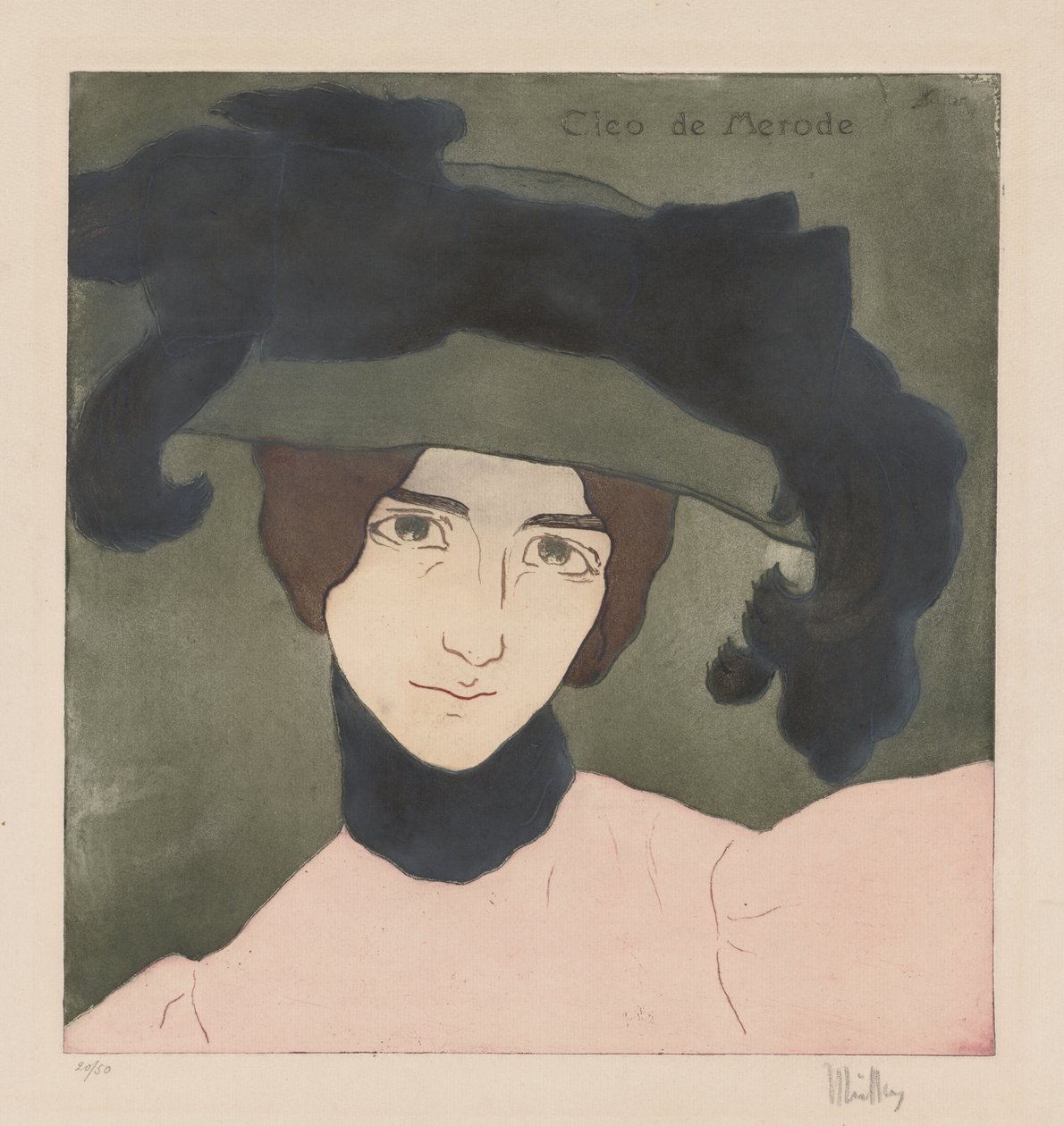Cleo de Merode af Alfredo Müller