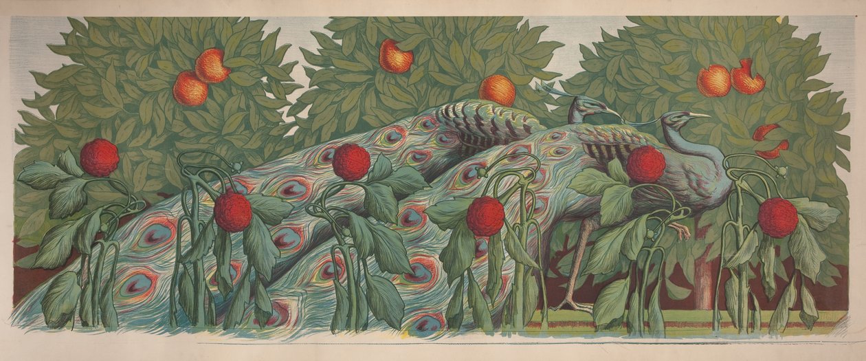 Påfuglene, 1903. af Alfredo Müller