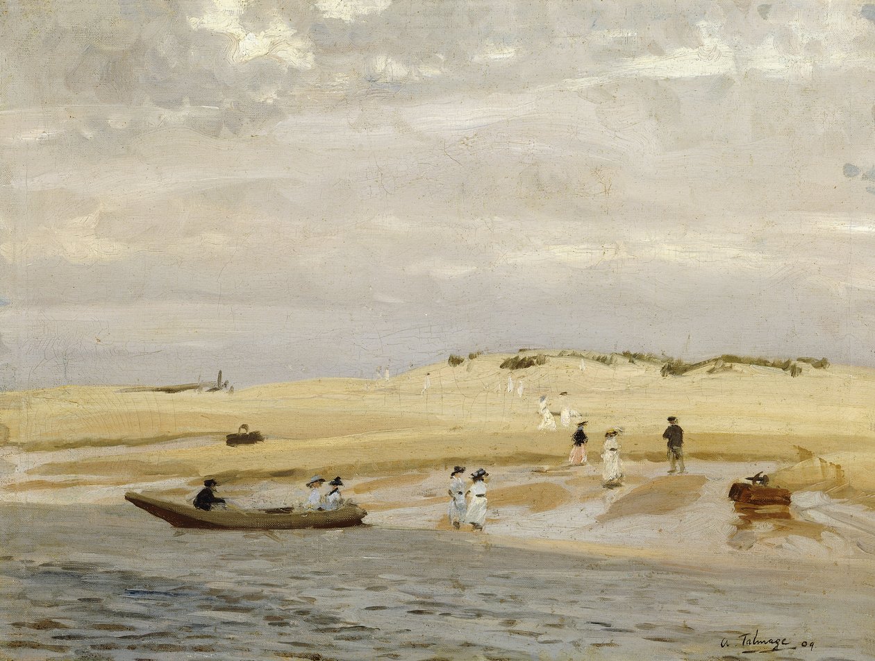 Figurer på en strand af Algernon Mayow Talmage