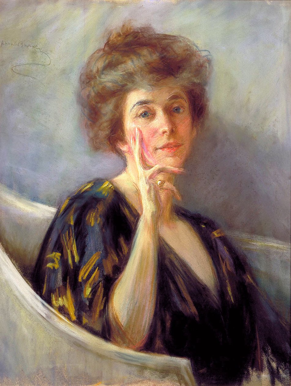 Selvportræt i Reposen af Alice Pike Barney
