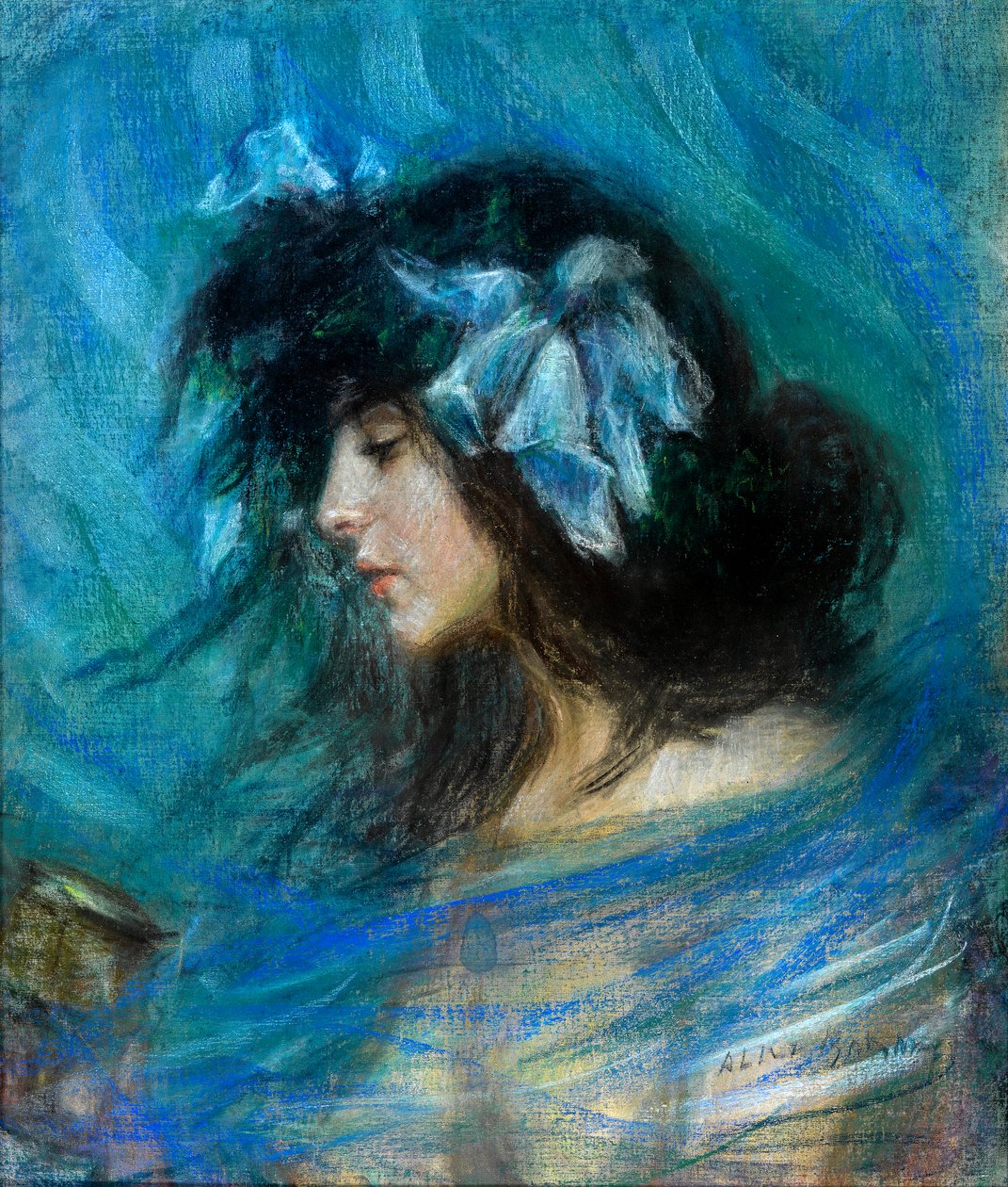Drømmeland, ca. 1906 (pastel på papir) af Alice Pike Barney