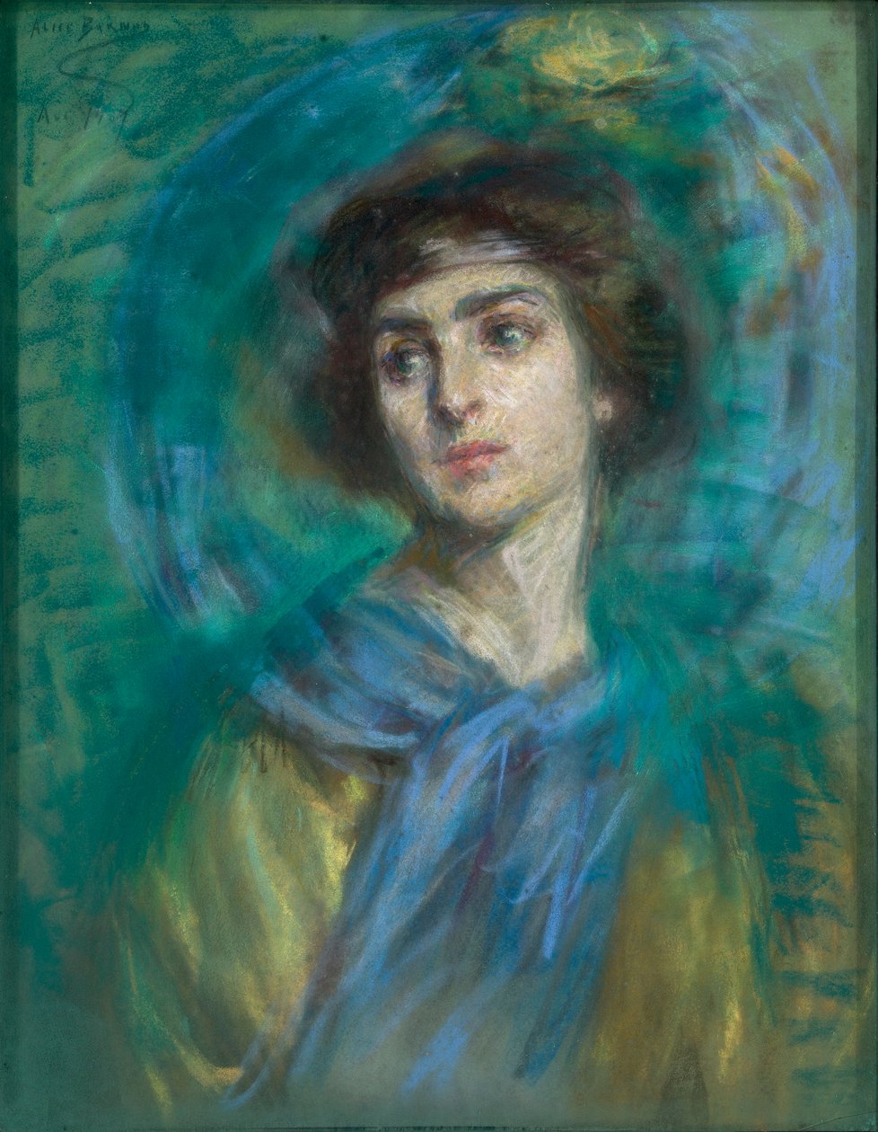 Det blå tørklæde af Alice Pike Barney