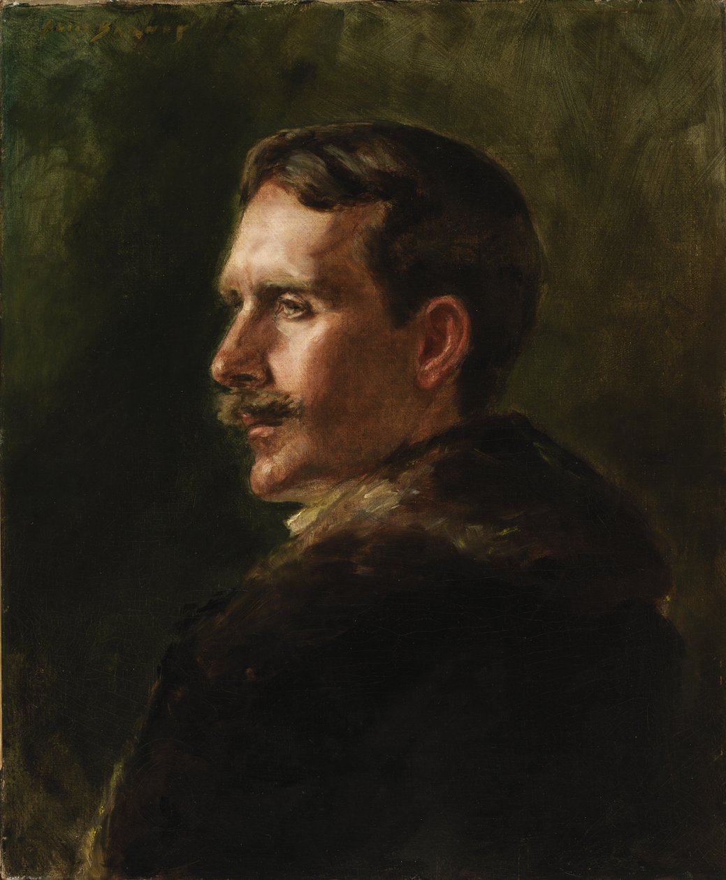 Pelsfrakken, ca. 1898. af Alice Pike Barney