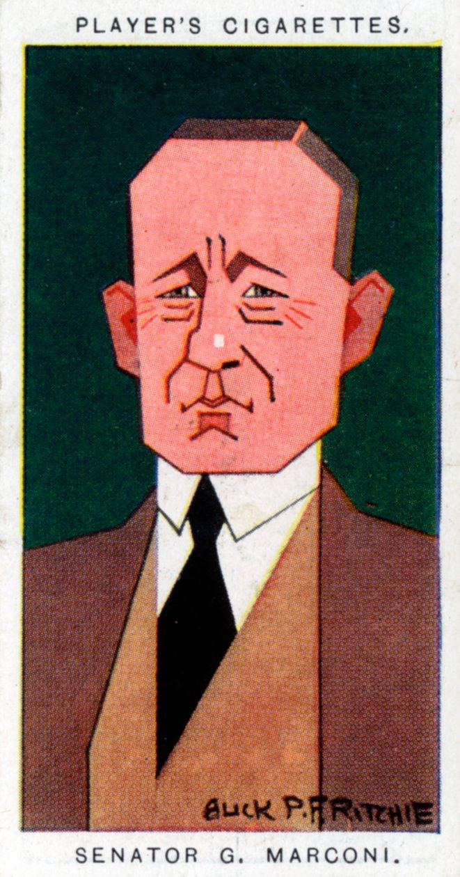Guglielmo Marconi, italiensk opfinder, 1926. af Alick P. F. Ritchie