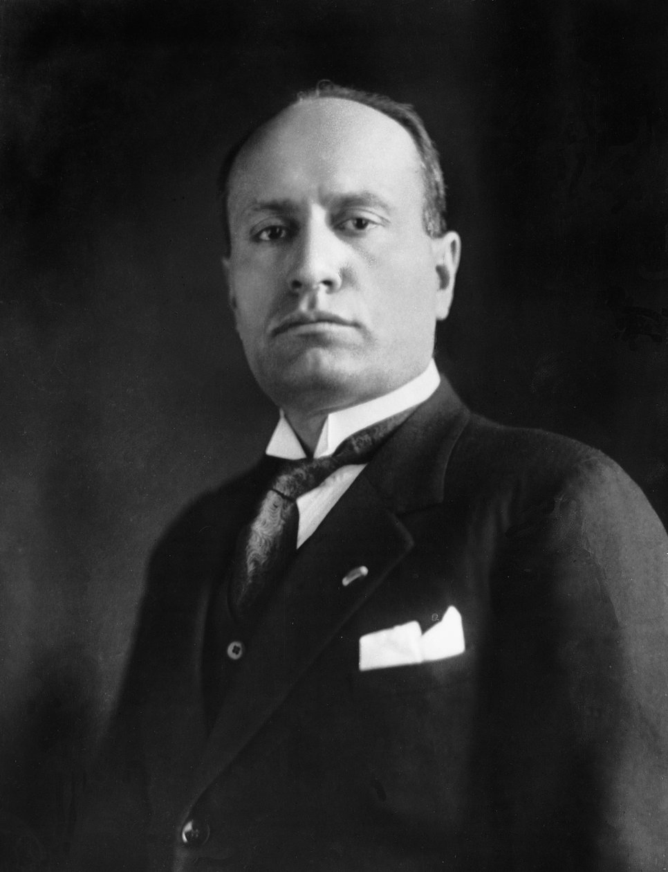 Benito Mussolini (s/h foto) af Fratelli Alinari