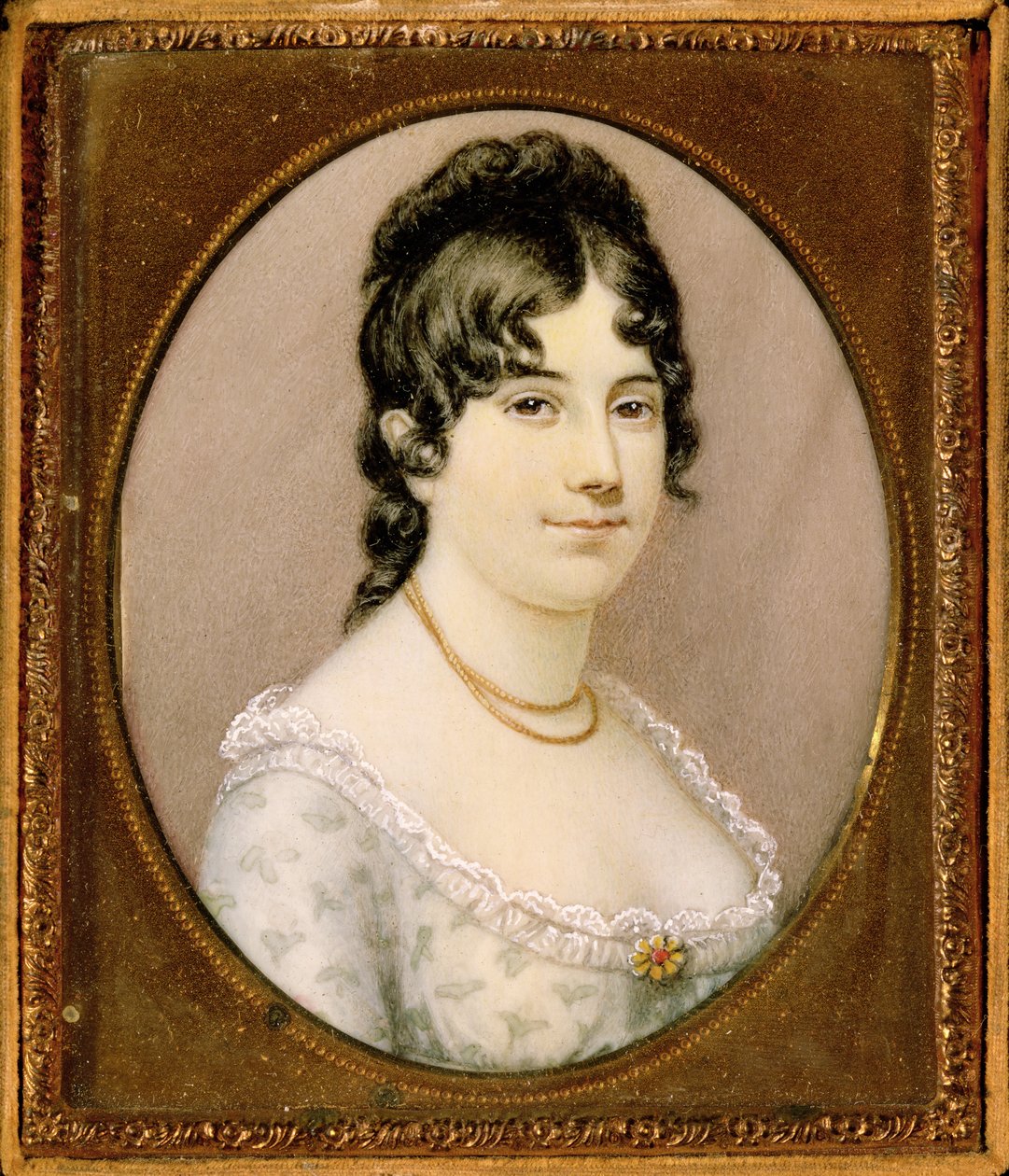 Mrs James Madison (wc on elfenben) af Aline Alaux