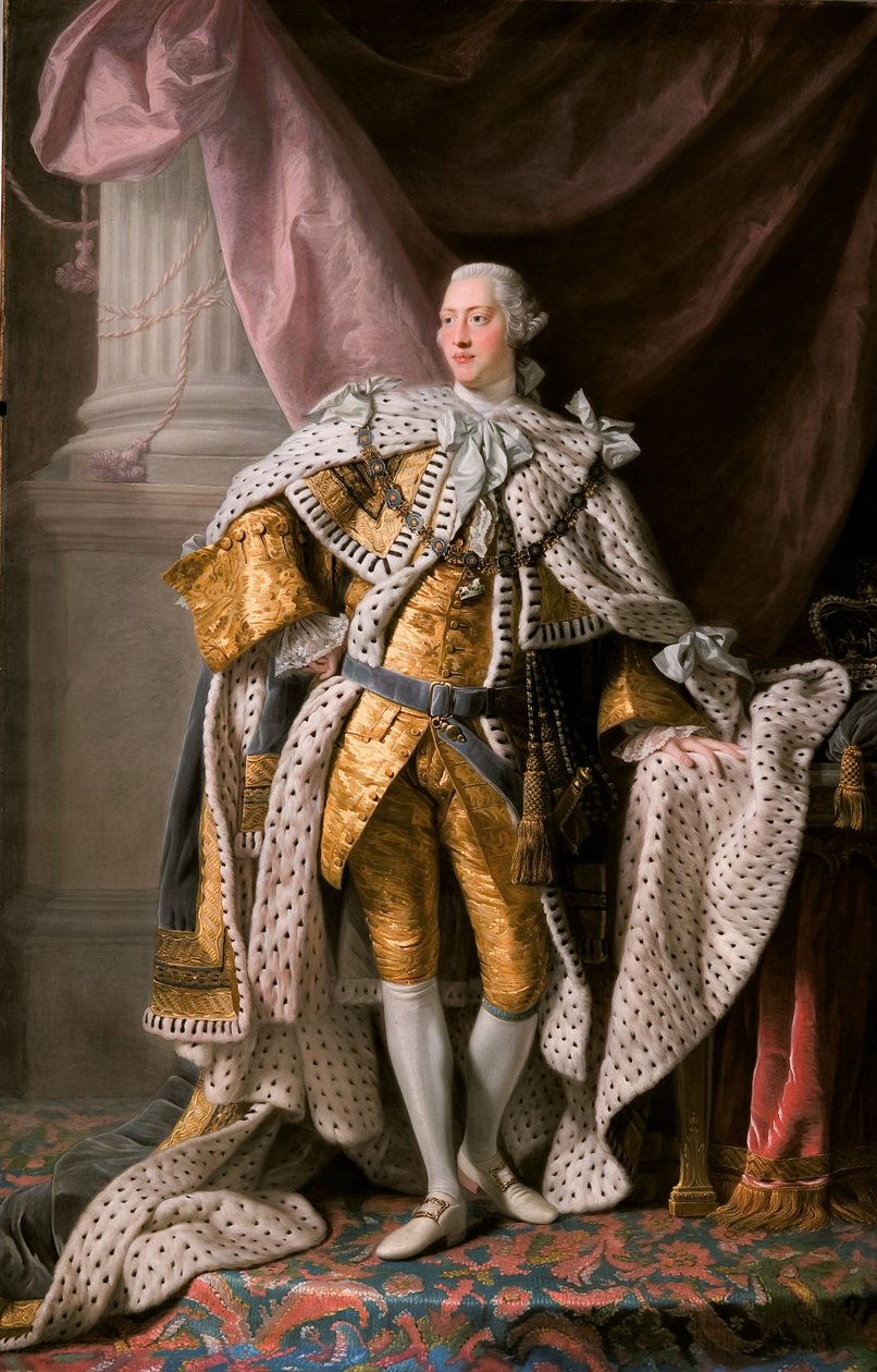 Kong George III i kroningsdragt af Allan Ramsay
