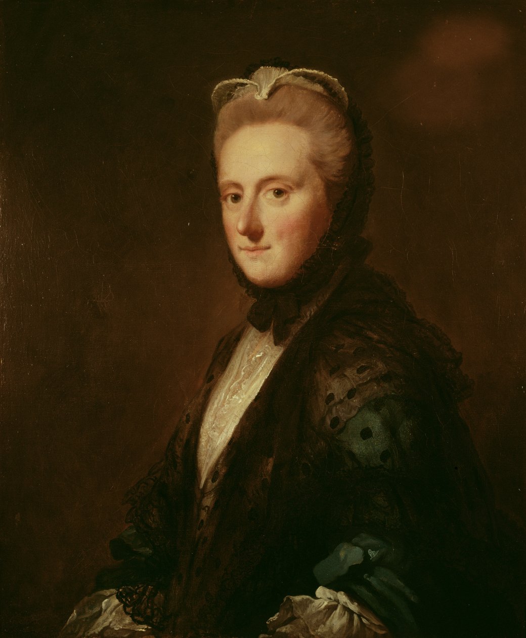 Fru Clarges af Allan Ramsay