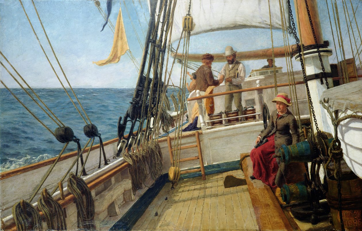 En samtale til søs af Allan J. Hook