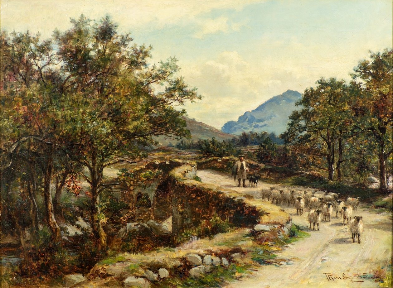 Old Bridge ved Inverlochy, Glenorchy af Allan Ramsay