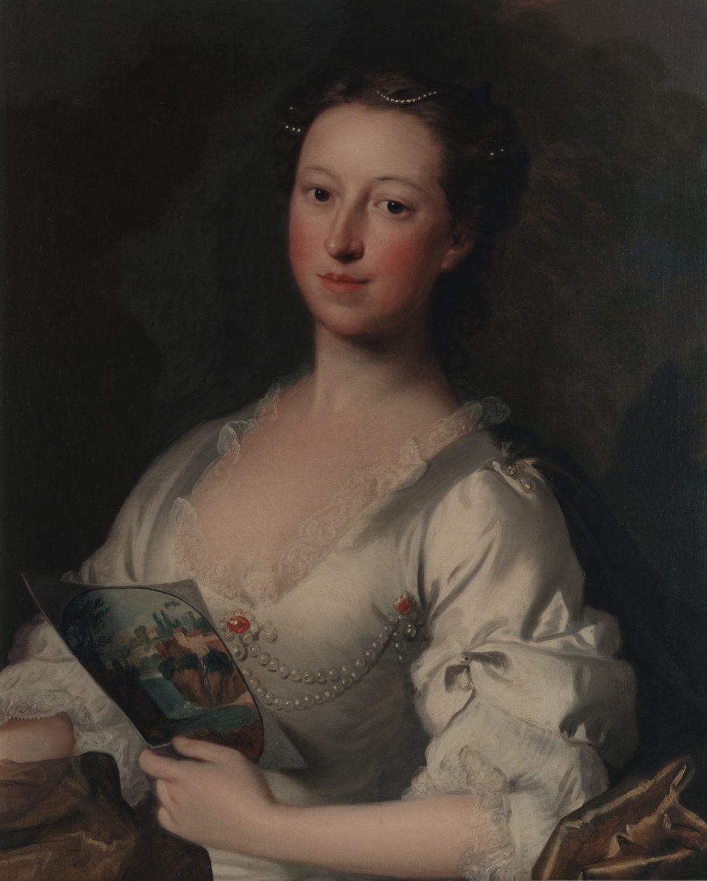 Portræt af Elizabeth Seymour af Allan Ramsay