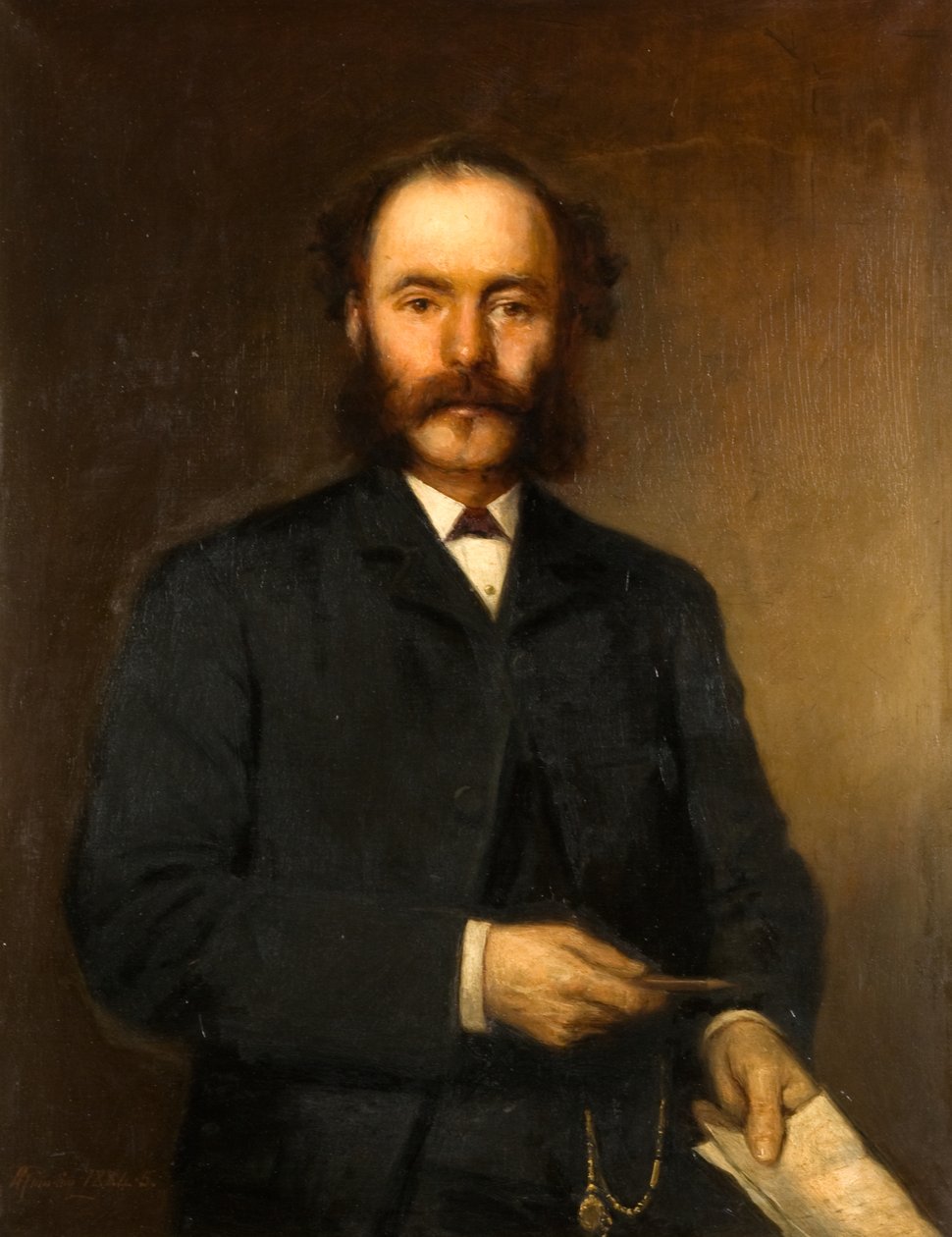 Portræt af William H Phin af Allan Ramsay