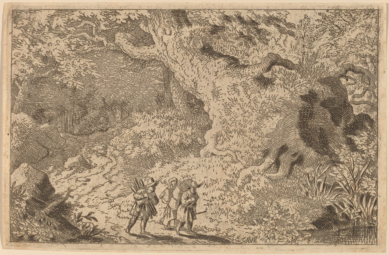 En tyk Skov af Allart van Everdingen